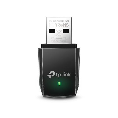 Usb Wifi Dualband Tp-link Archer T3u Tamaño Mini Ac1300 400mb En 2,4ghz Y 867mb En 5ghz Usb3.0