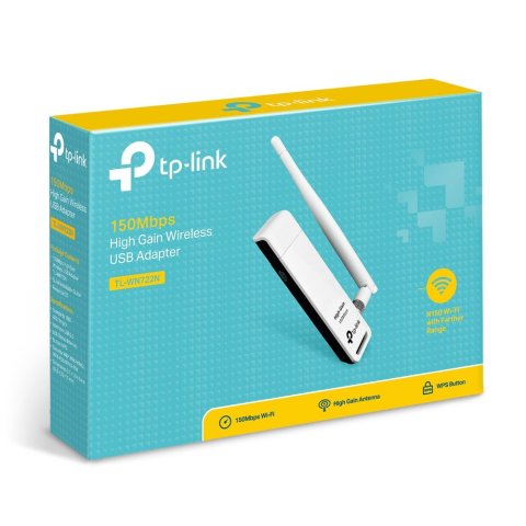 Usb Wifi Tp-link Wn722n 150mb Alta Ganancia 1 Antena Desmontable