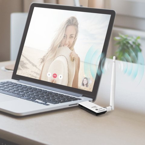 Usb Wifi Tp-link Wn722n 150mb Alta Ganancia 1 Antena Desmontable