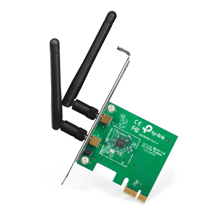 Pci Express Wifi Tp-link Wn881nd 1 Antenas Desmontables Incl. Doble Bracket