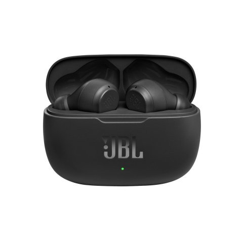 Auricular Intrauditivo Bluetooth Jbl True Wireless Wave W200tws Black Mic Integrado Bt 5.0 Deep Bass