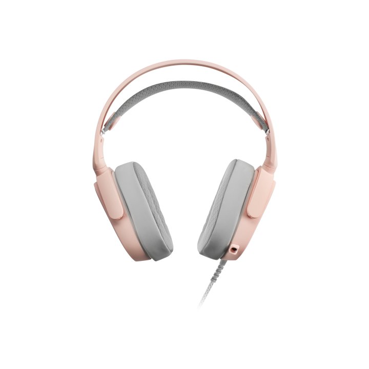 Headset Mars Gaming Mhax Pink Jack 3.5mm Altavoces Hi-fi De 53mm Microfono Extraible Iluminacion Rgb Compatible Ps4, Xbox, Sw