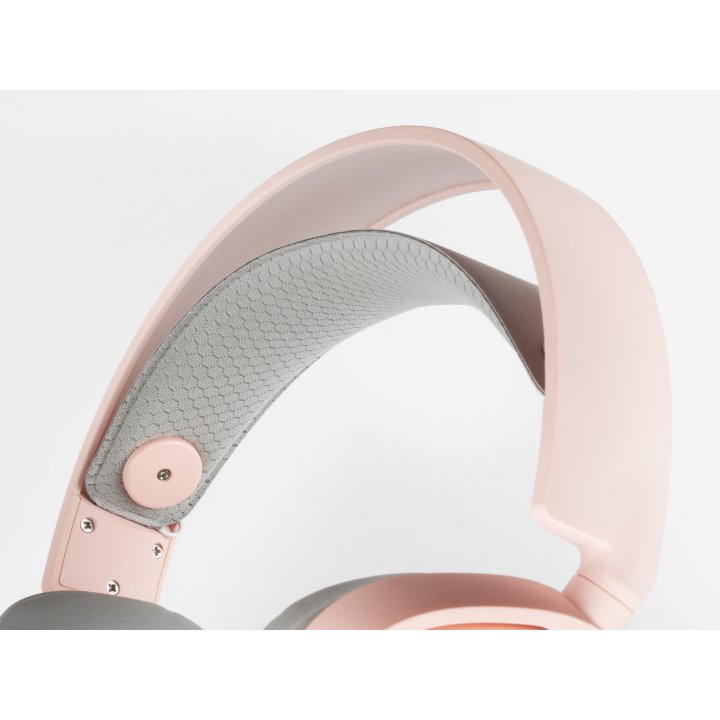 Headset Mars Gaming Mhax Pink Jack 3.5mm Altavoces Hi-fi De 53mm Microfono Extraible Iluminacion Rgb Compatible Ps4, Xbox, Sw