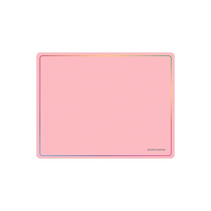 Alfombrilla Mars Gaming Mmp124 Superficie Nano-textil Diseño Rainbow 360x260mm Color Rosa
