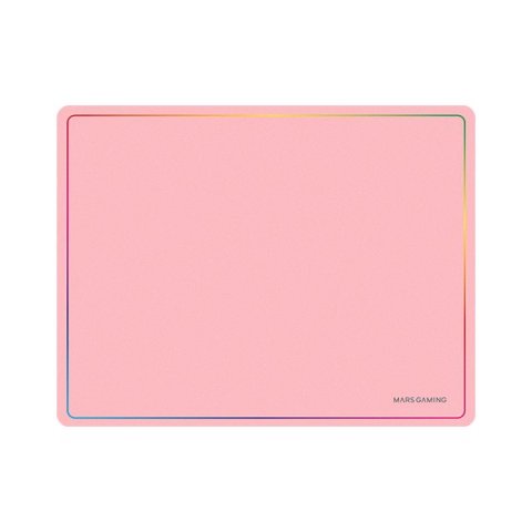 Alfombrilla Mars Gaming Mmp124 Superficie Nano-textil Diseño Rainbow 360x260mm Color Rosa