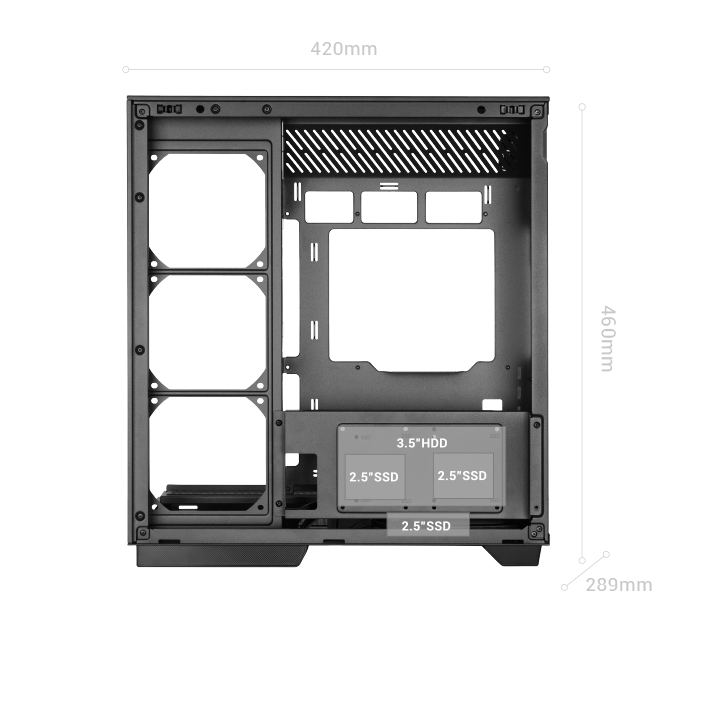 Caja Atx Semitorre Gaming Mars Gaming Mc3gf...