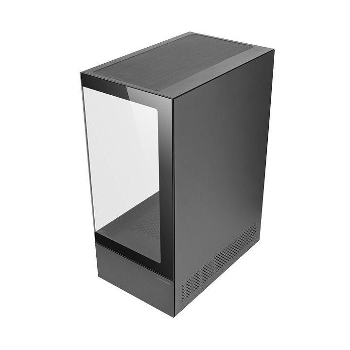 Caja Atx Semitorre Gaming Mars Gaming Mcxo Doble Cristal Templado Argb Gpu 328mm 1x3.5 3x2.5 Negro