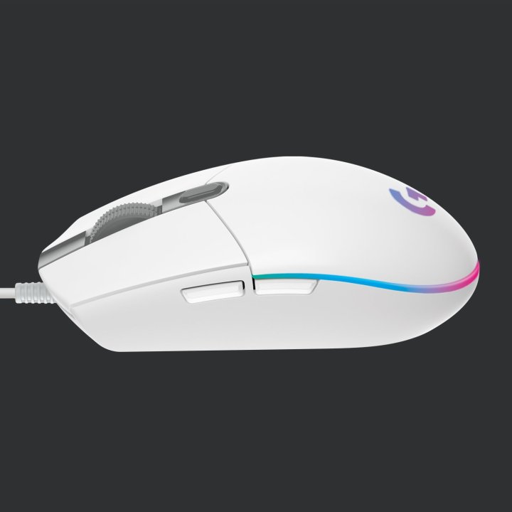 Mouse Logitech G203 Lightsync Rgb 8000dpi 6 Botones Color Blanco