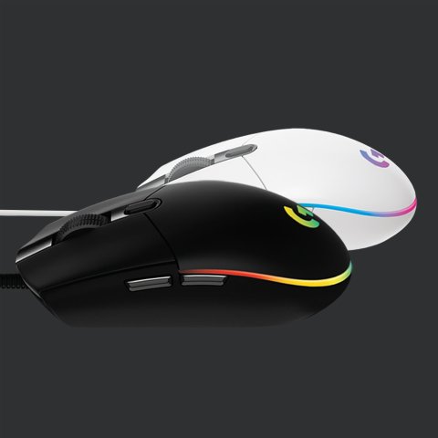 Mouse Logitech G203 Lightsync Rgb 8000dpi 6 Botones Color Blanco
