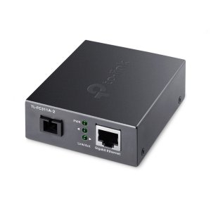 Convertidor De Fibra Tp-link Fc311a-2 Single-mode Gigabit Bidireccional De 1p Rj45 10 100 1000 A 1p Sc Port Gigabit Cobertura