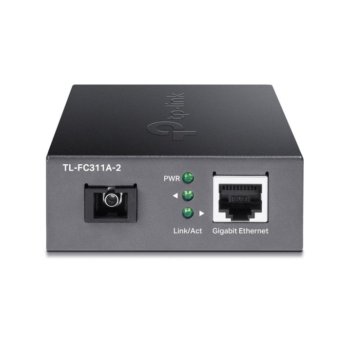 Convertidor De Fibra Tp-link Fc311a-2 Single-mode Gigabit Bidireccional De 1p Rj45 10 100 1000 A 1p Sc Port Gigabit Cobertura