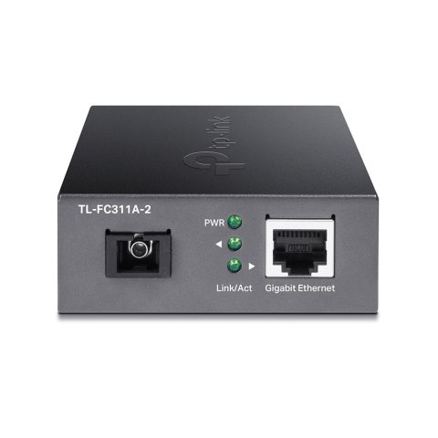 Convertidor De Fibra Tp-link Fc311a-2 Single-mode Gigabit Bidireccional De 1p Rj45 10 100 1000 A 1p Sc Port Gigabit Cobertura