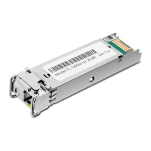 Transceiver Tp-link Sm321a-2 Bidireccional Wdm Giga Monomodo Lc Tx 1550nm rx 1310nm Hasta 2km