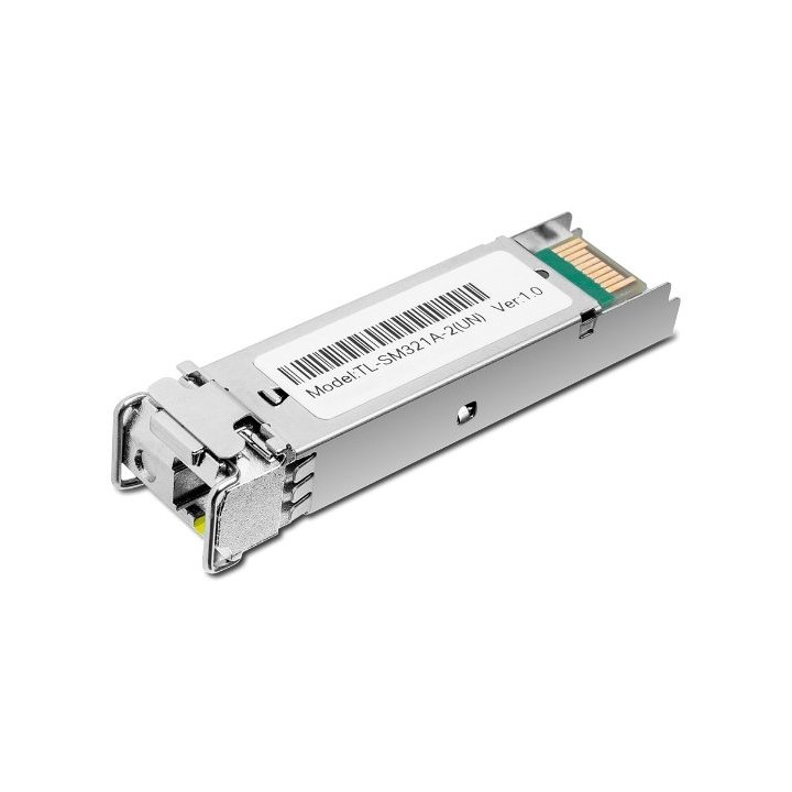 Transceiver Tp-link Sm321a-2 Bidireccional Wdm Giga Monomodo Lc Tx 1550nm rx 1310nm Hasta 2km