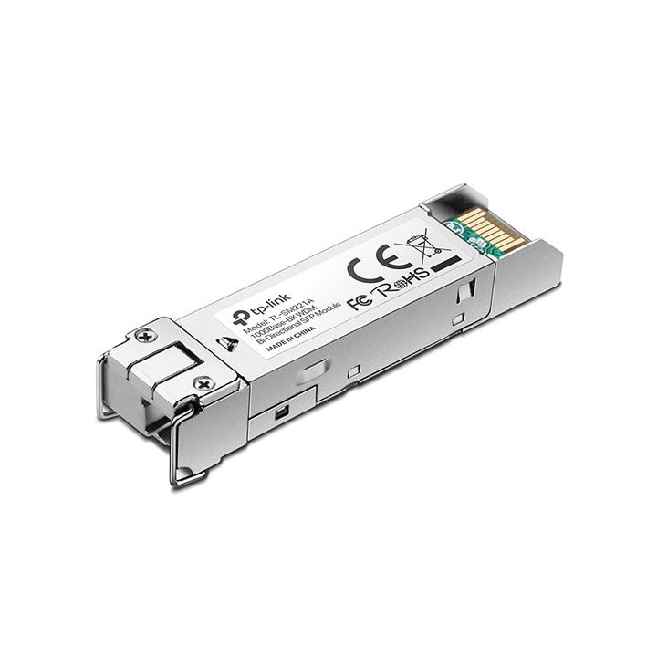 Transceiver Tp-link Sm321b-2 Bidireccional Wdm Giga Monomodo Lc Tx 1310nm rx 1550nm Hasta 2km