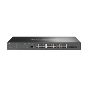 Switch Semigestionable Jetstream Tp-link Sg3428mp 28p Gigabit De Los Cuales 24p Poe+ (384w) Y 4 Ranuras Sfp Gigabit