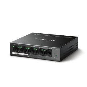 Switch No Gestionable Mercusys Ms105gp 5p 10 100 1000 De Estos 4p Poe+ 65w Ethernet Mini Desktop 2