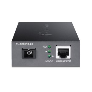 Convertidor De Fibra Tp-link Fc311b-20 Single-mode Gigabit Bidireccional De 1p Rj45 10 100 1000 A 1p Sc Port Gigabit Cobertur 2