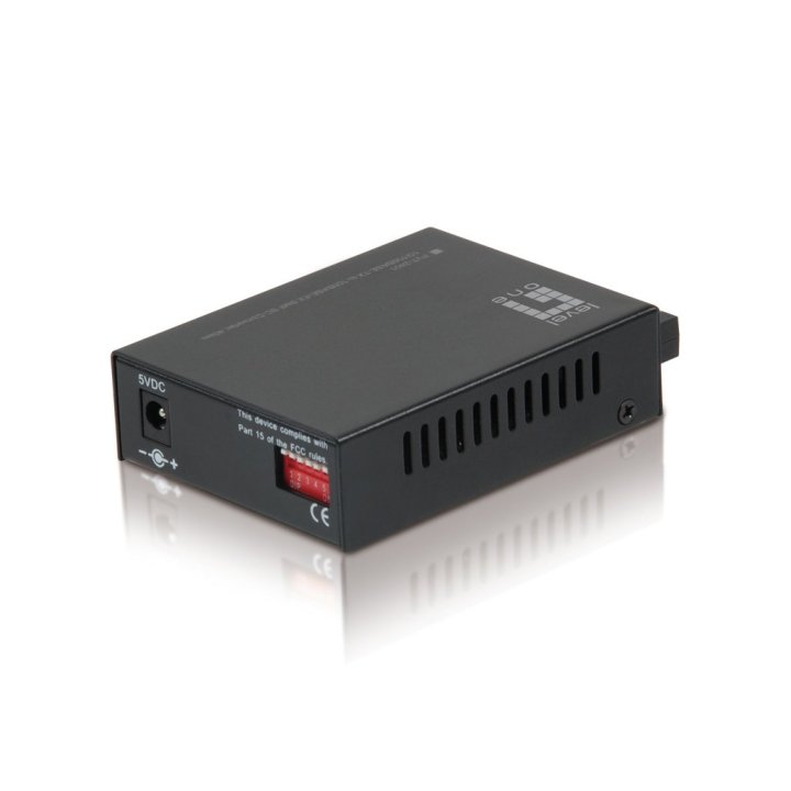 Conversor Fibra Optica Level One 10 100tx A 100base-fx Sc (40km)