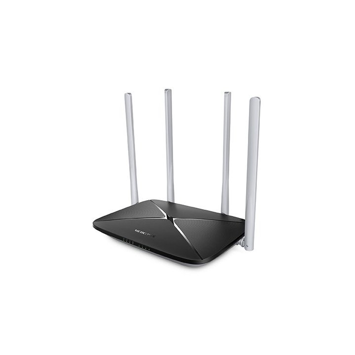 Router Wifi Ac Dualband Mercusys Ac12 Wifi Ac1200 4 Puertos Lan 1 Puerto Wan 4 Antenas De 5dbi