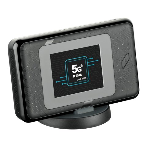 Router Wifi 5g Dlink Hotspot Mifi Dwr-2101 5g Lte Wifi 6 Ax1800 (574 + 1200) Nano Sim Bat. 5260mah Tactil Lcd 2.4" Usb C Wpa3