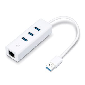 Conversor Tp-link Ue330 De Usb3.0 A Ethernet Gigabit Con Hub 3p Usb3.0 2