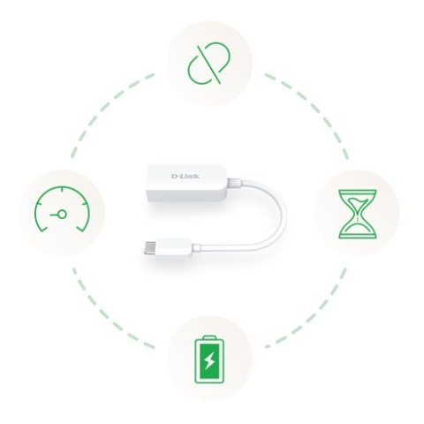 Conversor D-link Dub-e250 De Usb C A Ethernet 2.5g