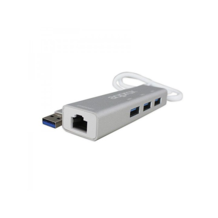 Adaptador Usb Approx Appc07ghub A 3xusb-a 3.0 1x1gb Rj45