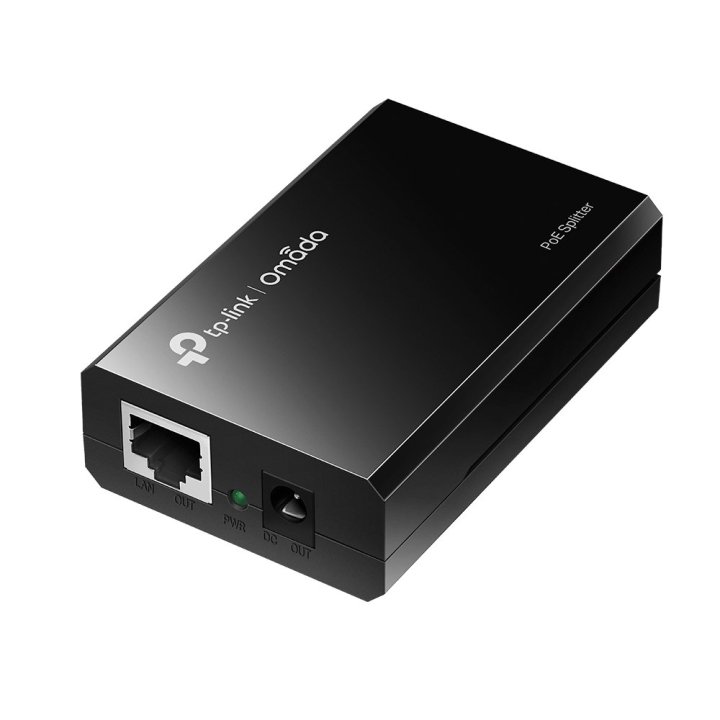 Poe Splitter Tp-link Poe10r Pasa Datos Y Alimentacion Por El Mismo Cable Hasta 100 Metros Plug And Play Carcasa Plastico