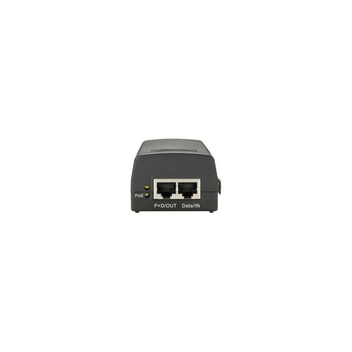 Poe Injector Adapter Gigabit Level One Pasa Datos Y Alimentacion Por El Mismo Cable Hasta 100m 15.4w