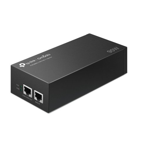 Poe Injector Tp-link Poe380s 2p 10gbps 90w Pasa Datos Y Alimentacion Por El Mismo Cable Hasta 100 Metros Plug And Pla