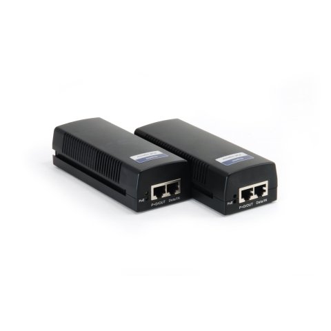 Poe Injector Adapter Gigabit Level One Pasa Datos Y Alimentacion Por El Mismo Cable Hasta 100m