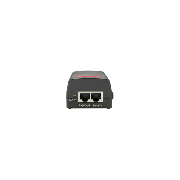 Poe Injector Adapter Level One Cat5e Pasa Datos Y Alimentacion Por El Mismo Cable Hasta 100 Mts