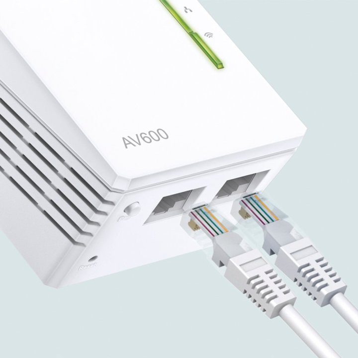 Homeplug Wifi Tp-link Tl-wpa4220 300mb Av600 Con 2 Puertos Ethernet