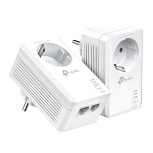 Homeplug Tp-link Powerline 1000mb Pa7027p Kit Passthrough 2p Giga Kit 2 Unidades