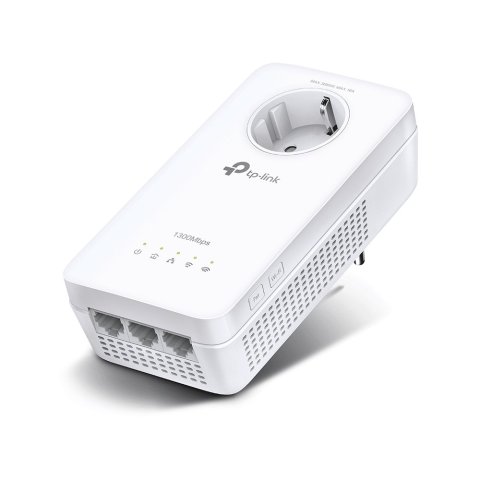 Homeplug Wifi Tp-link Tl-wpa8631p Con Passthrough 3p Giga Wifi Ac1300 Dualband 300 Mbps At 2.4 Ghz + 867 Mbps At 5 Ghz, 1300 