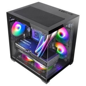 Caja Microatx Cube Mars Gaming Mc-view2 Negra Cristal... 2