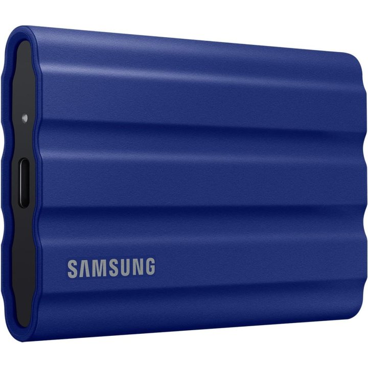 Disco M.2 Externo T7 Shield Pcie Nvme Usb 3.2 Samsung Mu-pe1t0r/eu 1tb Blue