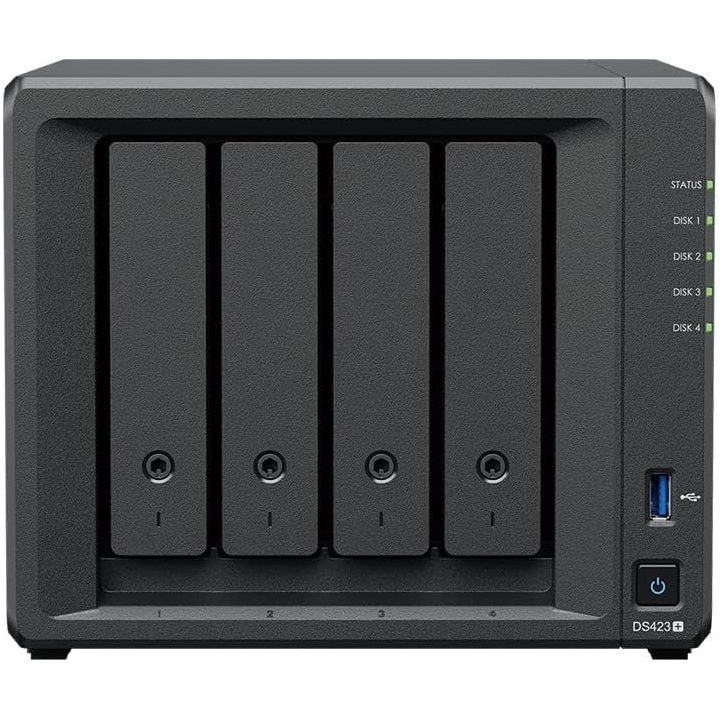 Servidor Nas Synology Disk Station Ds423+ 2xgbe 4 Bahias 2.9 Ghz Raid 0,1,5,6,10