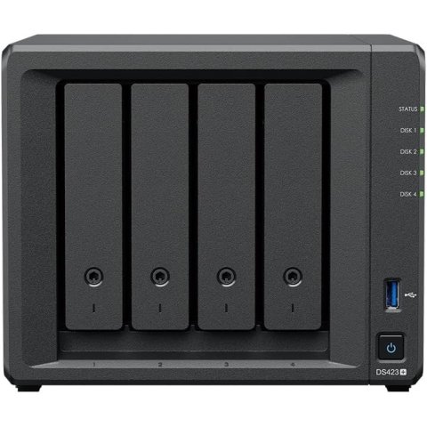 Servidor Nas Synology Disk Station Ds423+ 2xgbe 4 Bahias 2.9 Ghz Raid 0,1,5,6,10