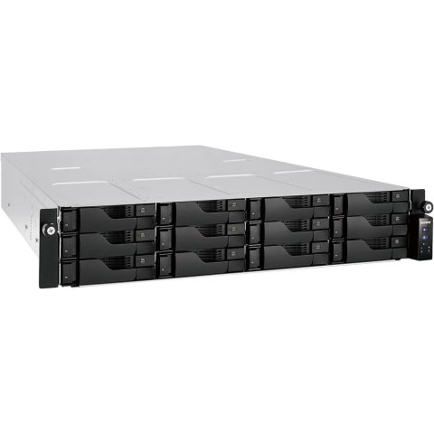 Servidor Nas Asustor Lockerstor As6512rd 12 Bahias Intel Atom C3538 Quad 2.1ghz 8gb Ddr4 2x2.5gb 2x1gb 4xusb3.2