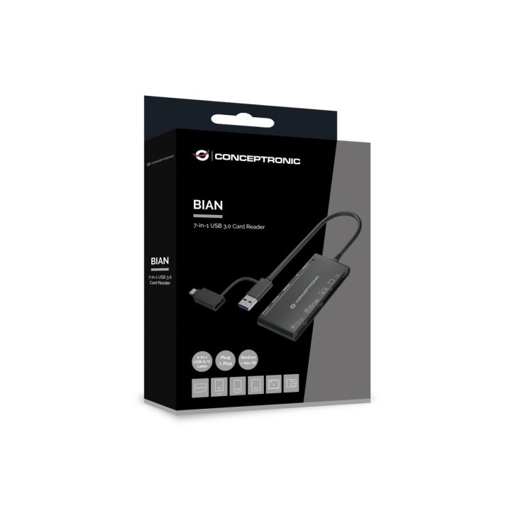 Card Reader Externo Usb-c/ Usb-a 7en1...