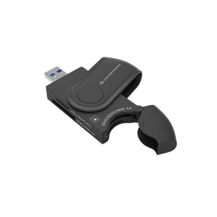 Card Reader Externo Conceptronic Bian04b Usb 3.0 Sd/sdhc/sdxc Microsd/tflash