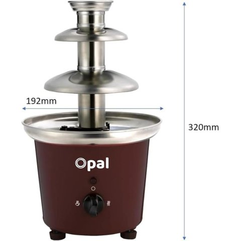 Foundue Fuente De Chocolate Opal 0,9l 100w 3...