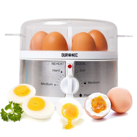 Hervidor Para Huevos Duronic Para 7 Huevos Termostato Y Minutero 