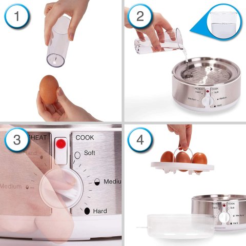 Hervidor Para Huevos Duronic Para 7 Huevos...