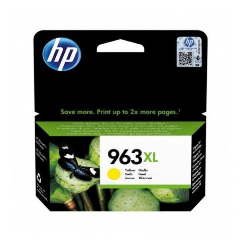 Cartucho Hp Nº 963xl Amarillo Para Officejet Pro Aio 9010,9012,9014,9015,9016,9019,9020,9022,9025