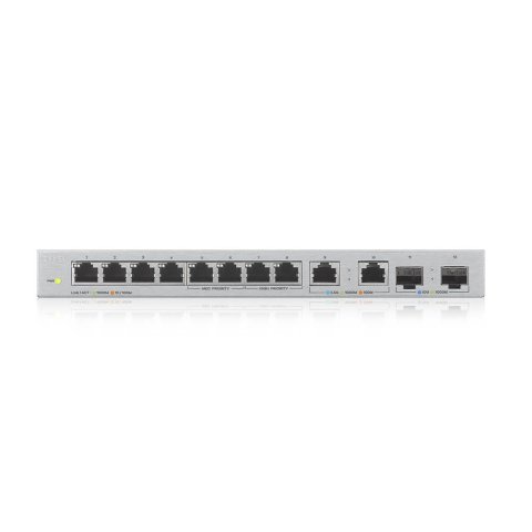 Switch Gestionable Zyxel Xgs1010-12 8xgb 2x2.5gb 2xsfp+ 10g Administrado Por Web