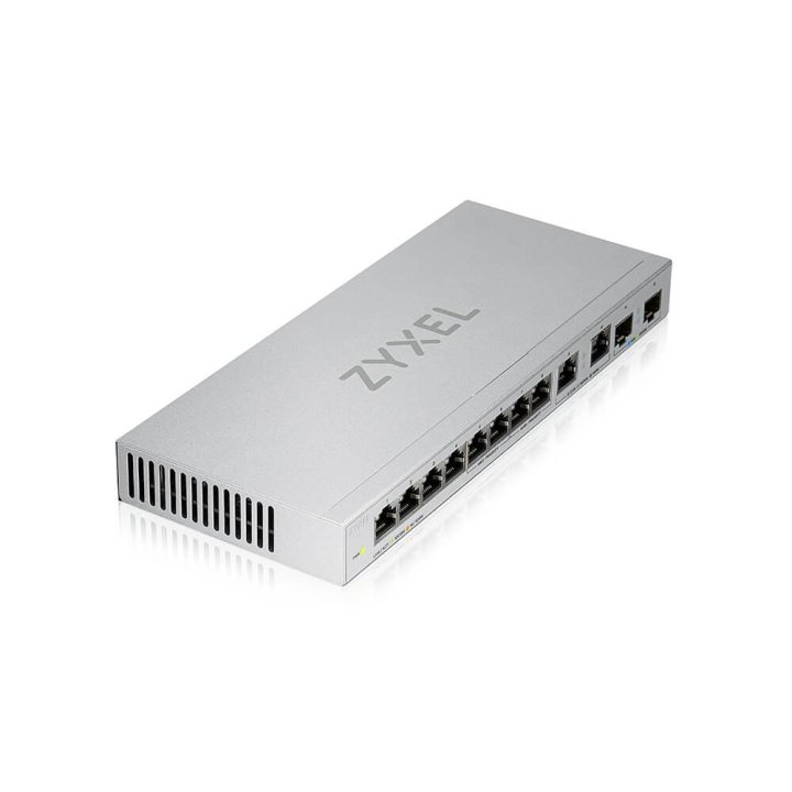Switch Gestionable Zyxel Xgs1010-12 8xgb 2x2.5gb 2xsfp+ 10g Administrado Por Web