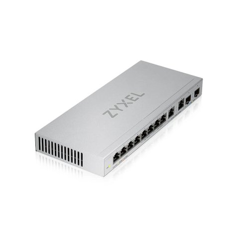 Switch Gestionable Zyxel Xgs1010-12 8xgb 2x2.5gb 2xsfp+ 10g Administrado Por Web